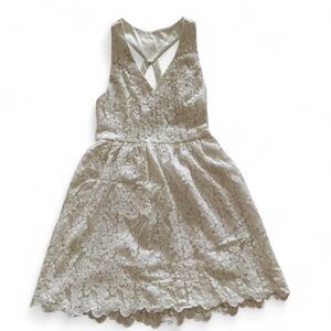 Altar’d State white lace mini dress size small